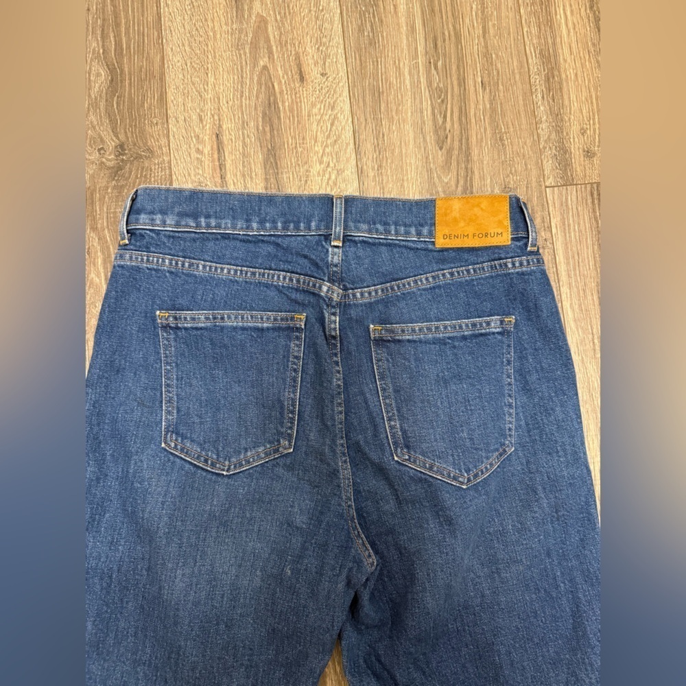 Denim Forum The Francoise High Rise Straight Jean Size 31 Aritzia - Picture 6 of 9